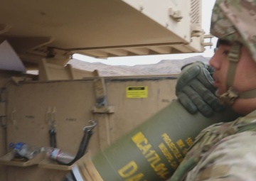 Forward Observers Conduct Joint Training Exercise at National Training Center