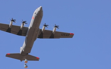 128th Quartermaster &quot;Riggers&quot; Conduct Joint Airborne Exercise With California Army National Guard Special Forces B-Roll