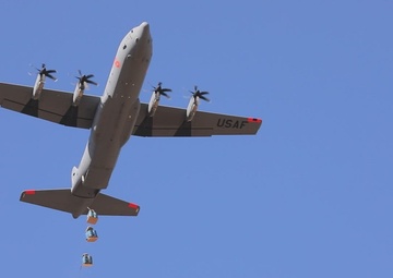 128th Quartermaster &quot;Riggers&quot; Conduct Joint Airborne Exercise With California Army National Guard Special Forces B-Roll