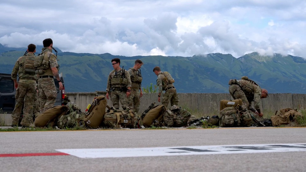 DVIDS - Video - 57th RQS performs parachute training broll