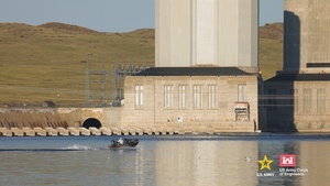 Paddler stops at Garrison Dam during coast-to-coast canoe trip