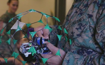 Marines with Advanced Infantry Training Battalion utilize a Vidterra Compass system to assess students