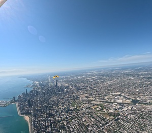 U.S. Army Parachute Team jumps for Chicago Air and Water Show
