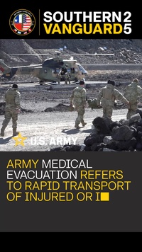 SV25 Medical Evacuation MEDEVAC Training