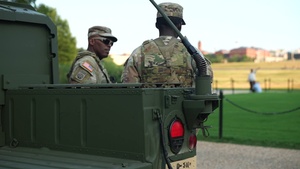 DC Guard patrols National Mall