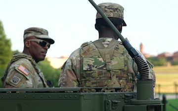DC Guard patrols National Mall