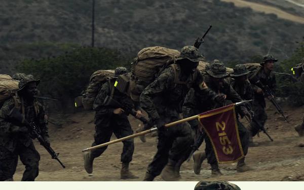 Golf Company is presented with their Eagle, Globe, and Anchors