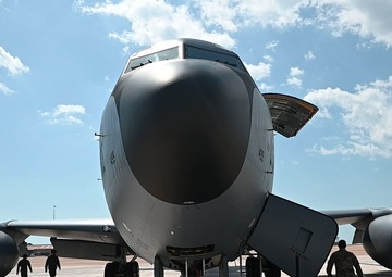 KC-135 conducts refueling operations during Talisman Sabre 25