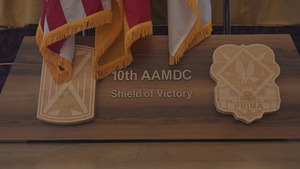 BROLL: 10th Army Air and Missile Defense Command Change of Responsibility Ceremony