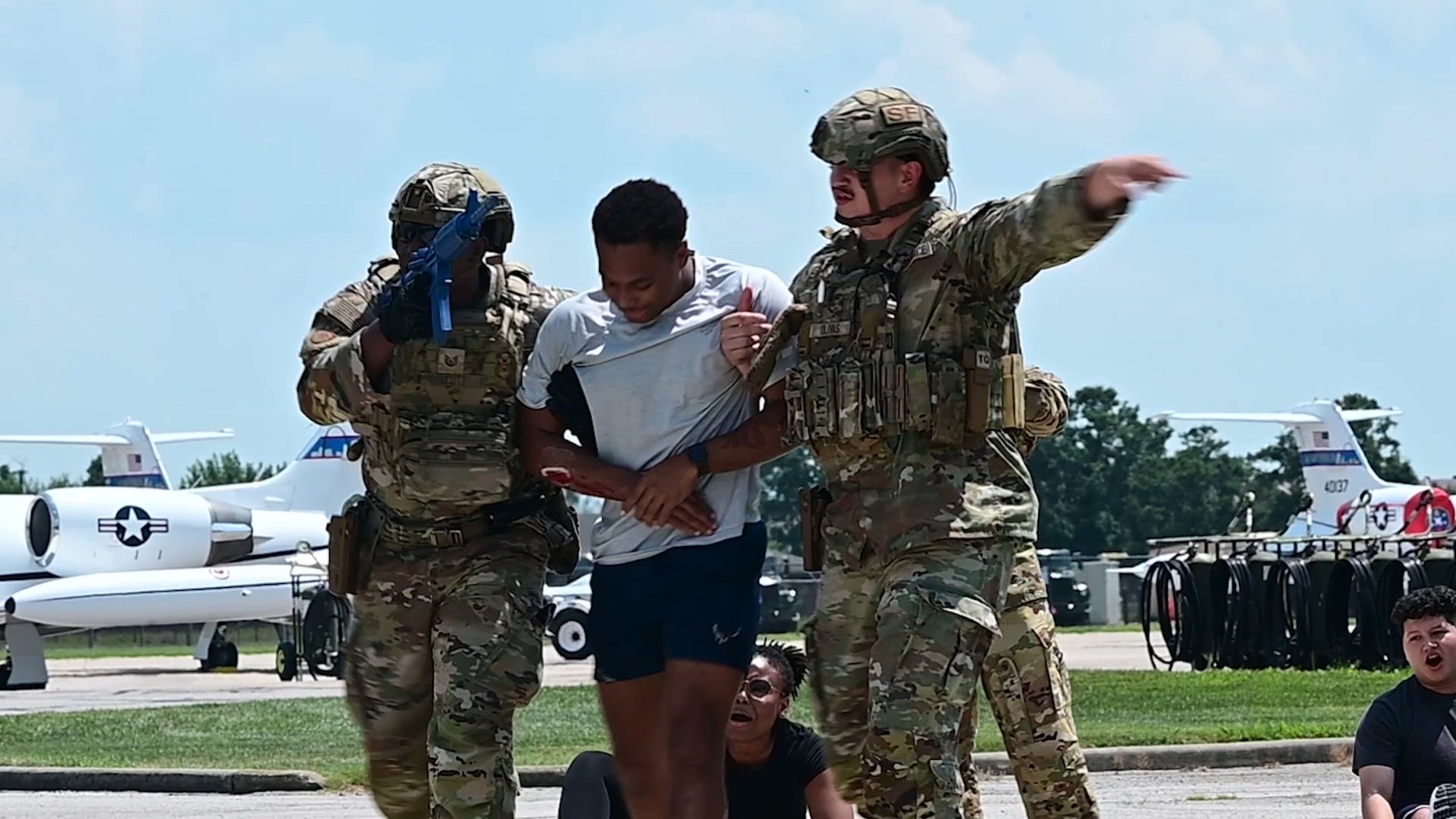 Security Forces Airmen train for Phoenix Raven course