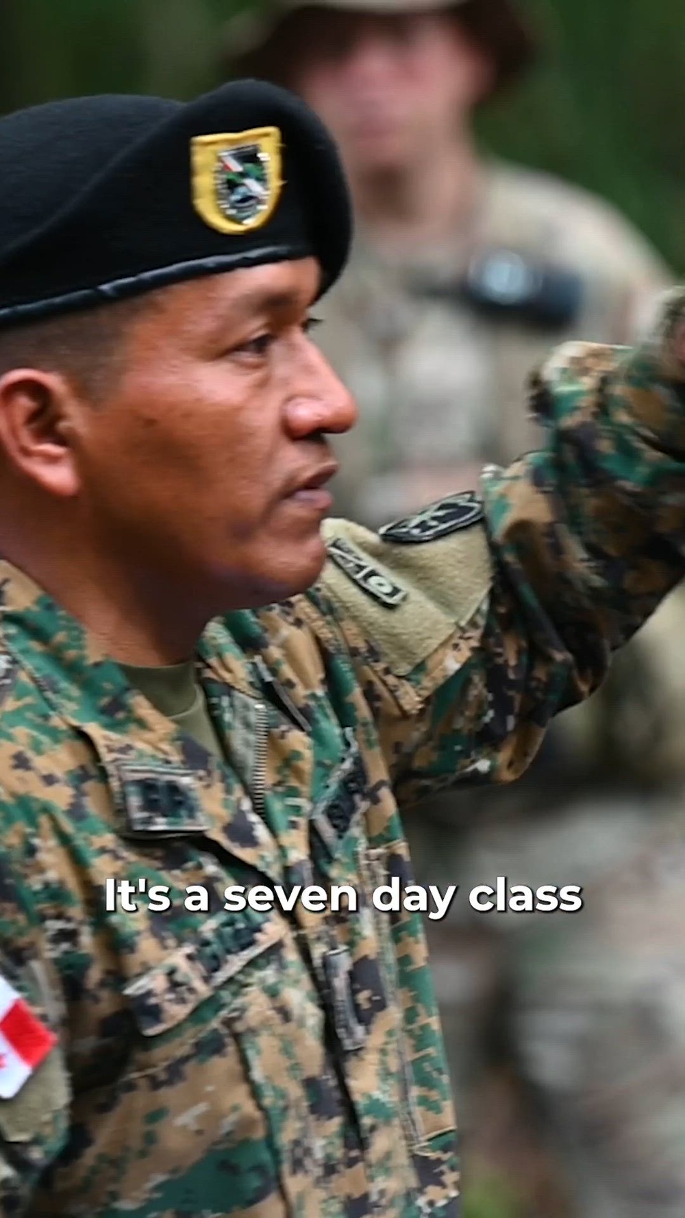 Social Media Short - Panamanian and U.S. Forces conduct jungle orientation course