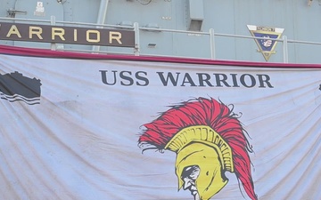 USS Warrior change of command