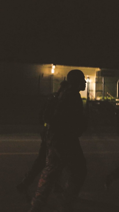 3D Marine Division COMMSTRAT conduct physical training