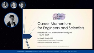 QuEST (2024-06-14) Mary Kinsella - Career momentum for Engineers and Scientists