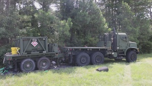 CLB-24 battalion field exercise: fuel convoy