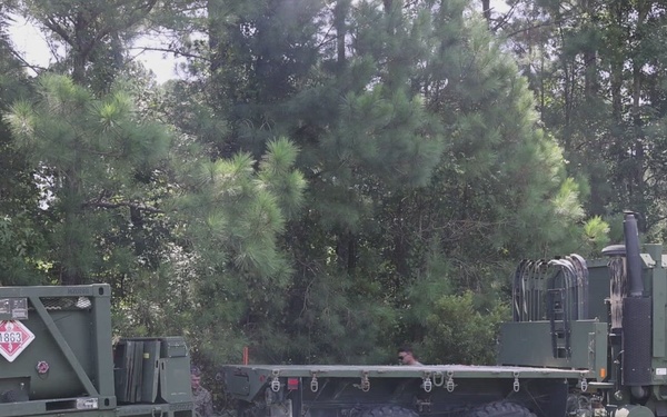 CLB-24 battalion field exercise: fuel convoy