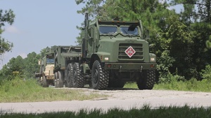 CLB-24 battalion field exercise: fuel convoy
