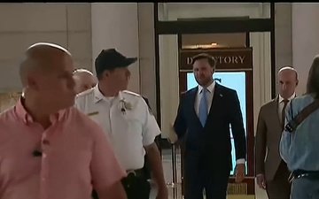 Vance, Hegseth Visit Troops at Union Station