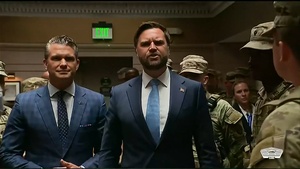 Vance, Hegseth Visit Troops at Union Station