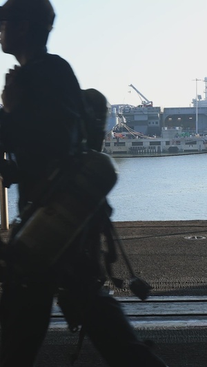 USS Bataan completes a 8010 Drill