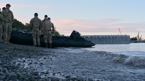 U.S. joint service explosive ordnance disposal teams conduct foreign material exploitation during Arctic Edge 2025