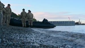 U.S. joint service explosive ordnance disposal teams conduct foreign material exploitation during Arctic Edge 2025