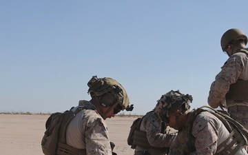 JTF-SB Marines and Sailors conduct joint casualty evacuation training with JTF-SB Soldiers
