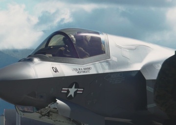 B-Roll: U.S. Marines conduct F-35B Lightning II flight operations during Arctic Edge 25