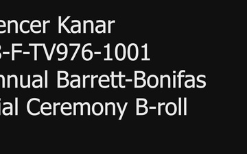 UNC Hosts 49th Annual Barrett-Bonifas Memorial Ceremony B-roll