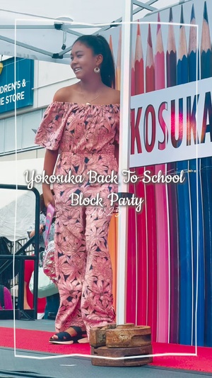 CFAY MWR Joins Yokosuka NEX Co-Hosting Annual Back-to-School Block Party