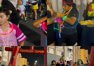 CFAY MWR Hosts Glow Run