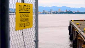 U.S. joint service members conduct a simulated port seizure during Arctic Edge 2025