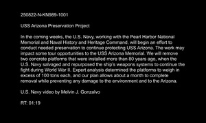 USS Arizona Preservation Project
