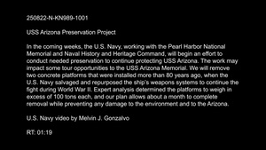 USS Arizona Preservation Project