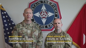 364th Expeditionary Sustainment Command Greeting