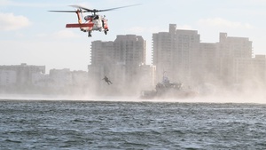 Coast Guard Station Sand Key and Coast Guard Air Station Clearwater conduct search and rescue training