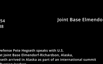 Secretary of Defense visits service members on JBER