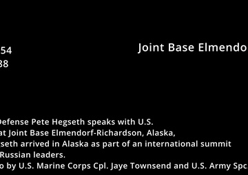 Secretary of Defense visits service members on JBER