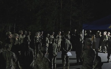 U.S. Army Europe and Africa Best Squad Competition: 12-mile foot march