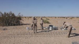JTF-SB Marines conduct barrier reinforcement operations