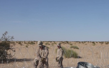JTF-SB Marines conduct barrier reinforcement operations