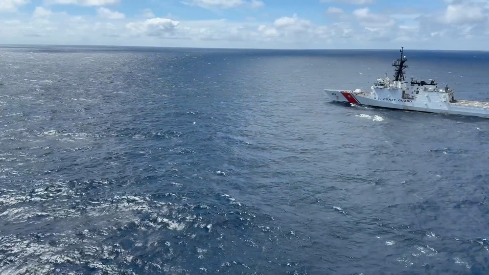 U.S. Coast Guard Cutter Hamilton interdicts over 4,475 pounds of illicit drugs in Eastern Pacific