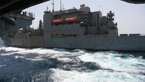 Nimitz Conducts a Replenishment-at-Sea