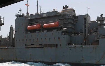 Nimitz Conducts a Replenishment-at-Sea