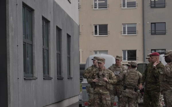 U.S. and Estonian Land Forces joint training- drones, tactical vehicles, weapons firing