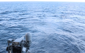 MK38 testing aboard USS George H.W. Bush