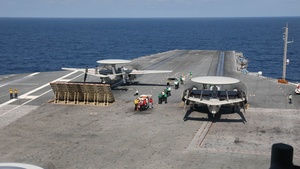 Flight Ops aboard USS George H.W. Bush