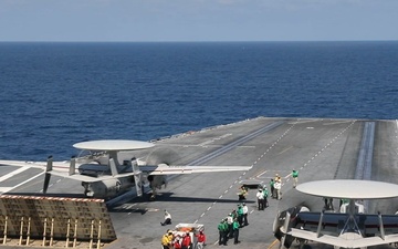 Flight Ops aboard USS George H.W. Bush
