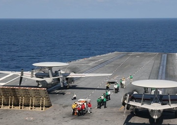 Flight Ops aboard USS George H.W. Bush