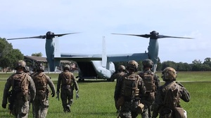 B-Roll: Service members enjoy SPMAGTF-ACM Family Day at Camp Davis